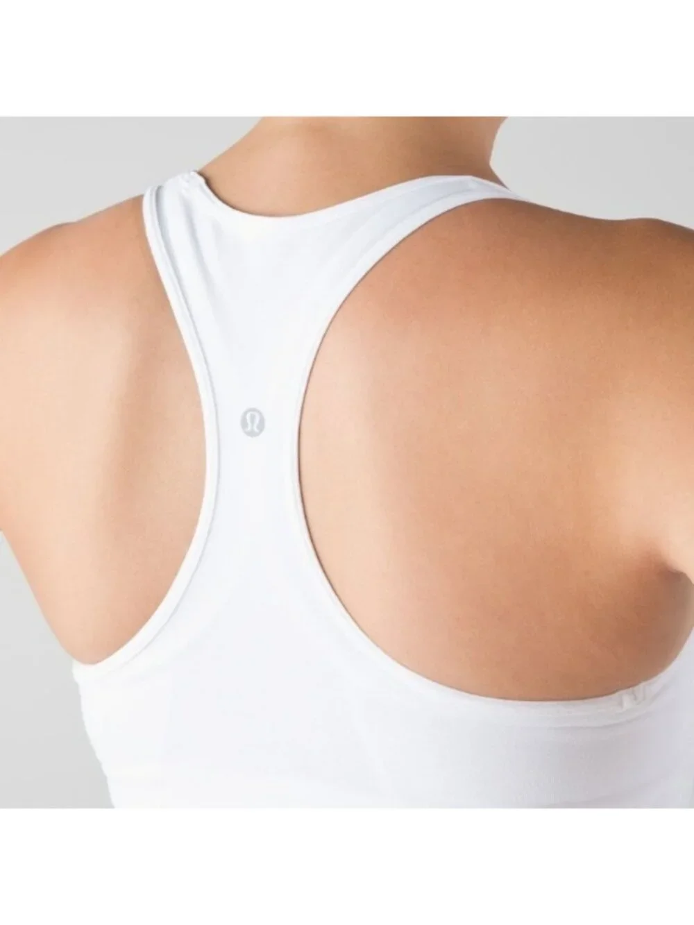 Lululemon Cool Razorback Rare UTKAT Asana tank white